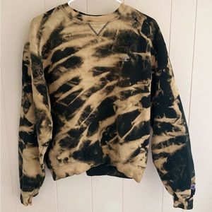 Bleach tie-dye Champion sweatshirt